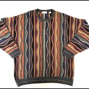Norm Thompson XL Vintage 90s Coogi Style Sweater
